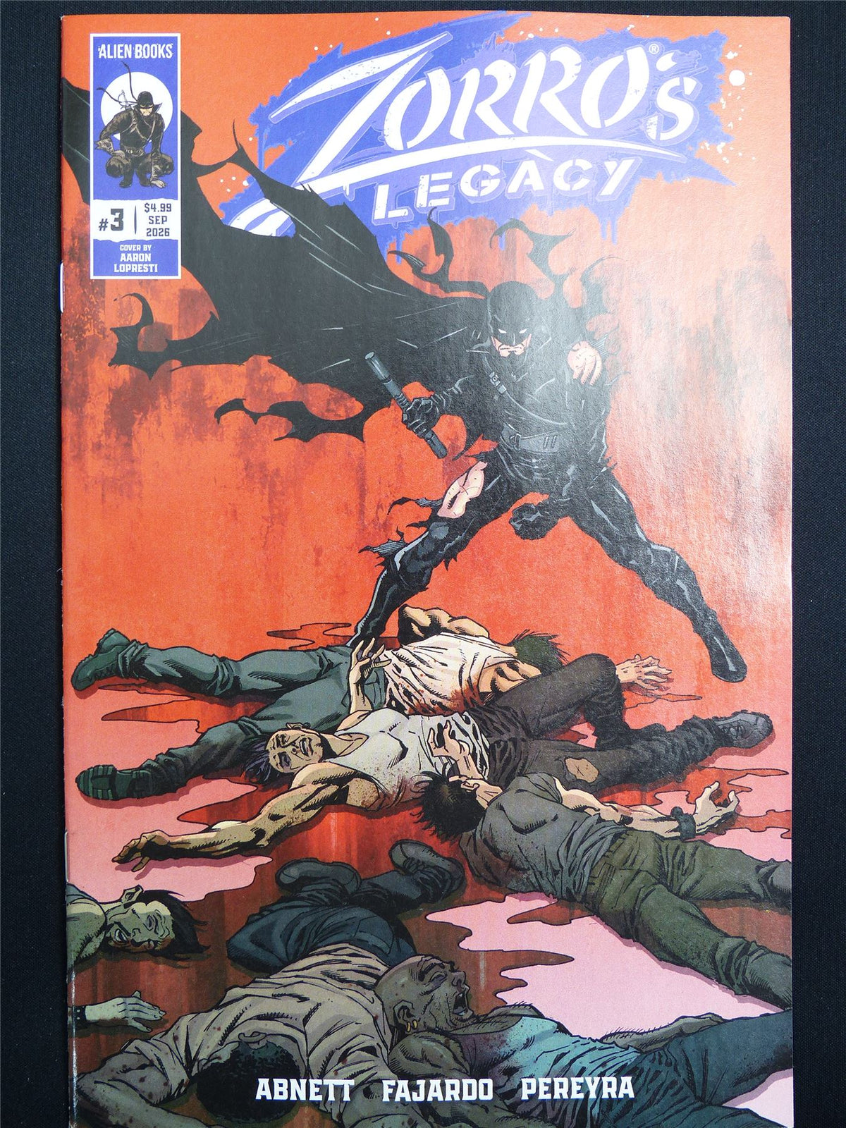 ZORRO's Legacy #3 Cvr A - Sep 2026 Alien Books Comic #4KM