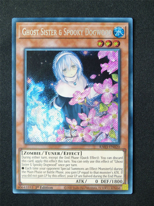Ghost Sister & Spooky Dogwood RA03 Secret Rare - 1st ed Yugioh Card #577