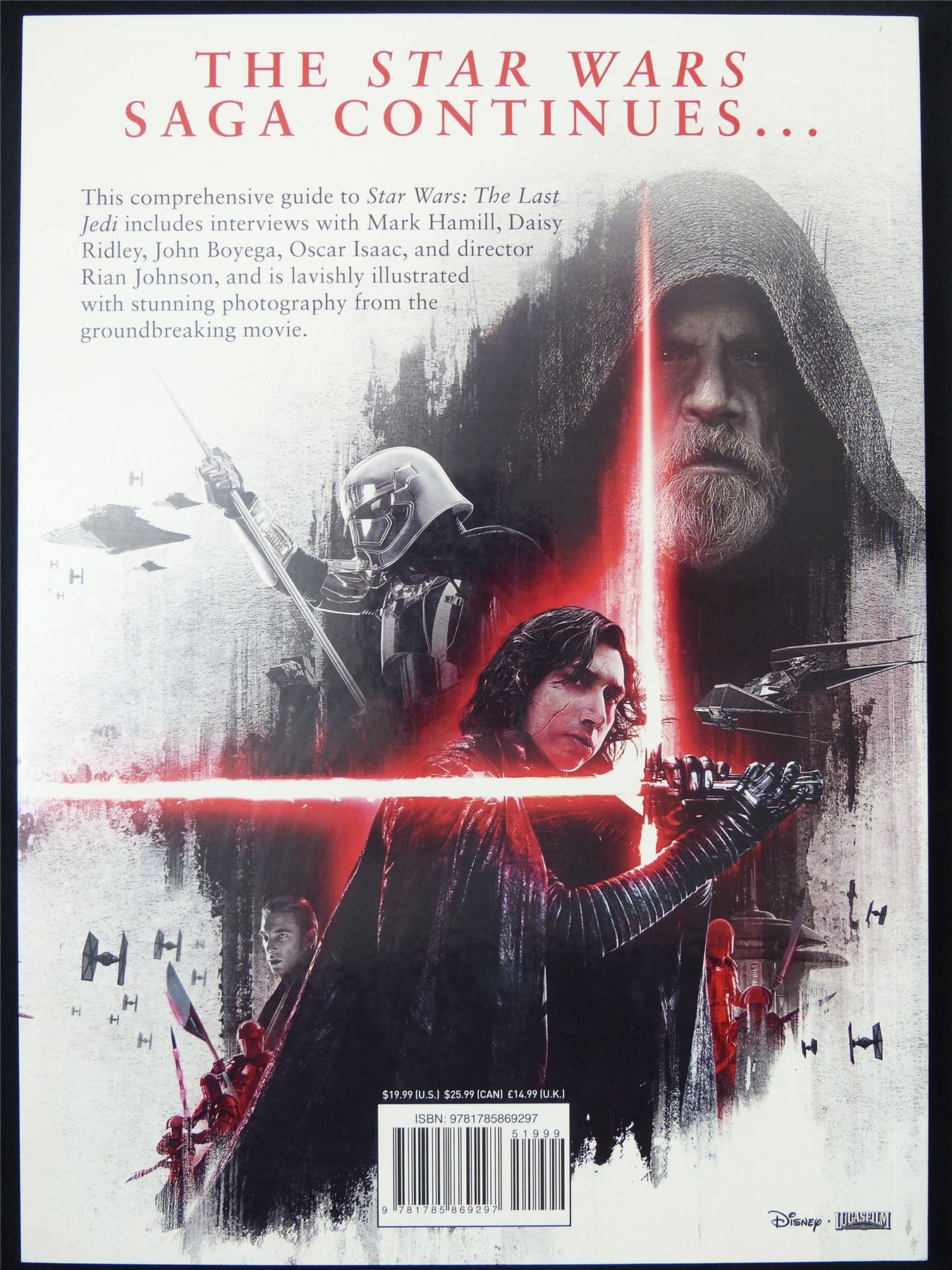 Star Wars The Last jedi Ultimate Guide - Titan Gift Book Softback #2OT