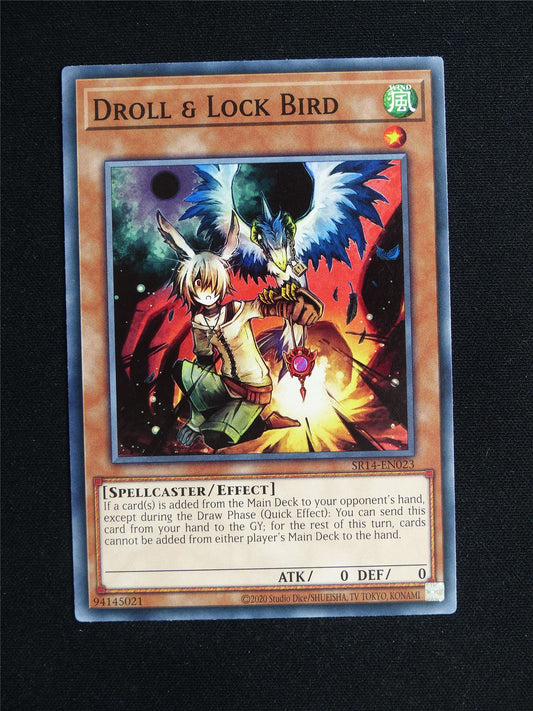 Droll & Lock Bird SR14 - 1st ed Yugioh Card #22D