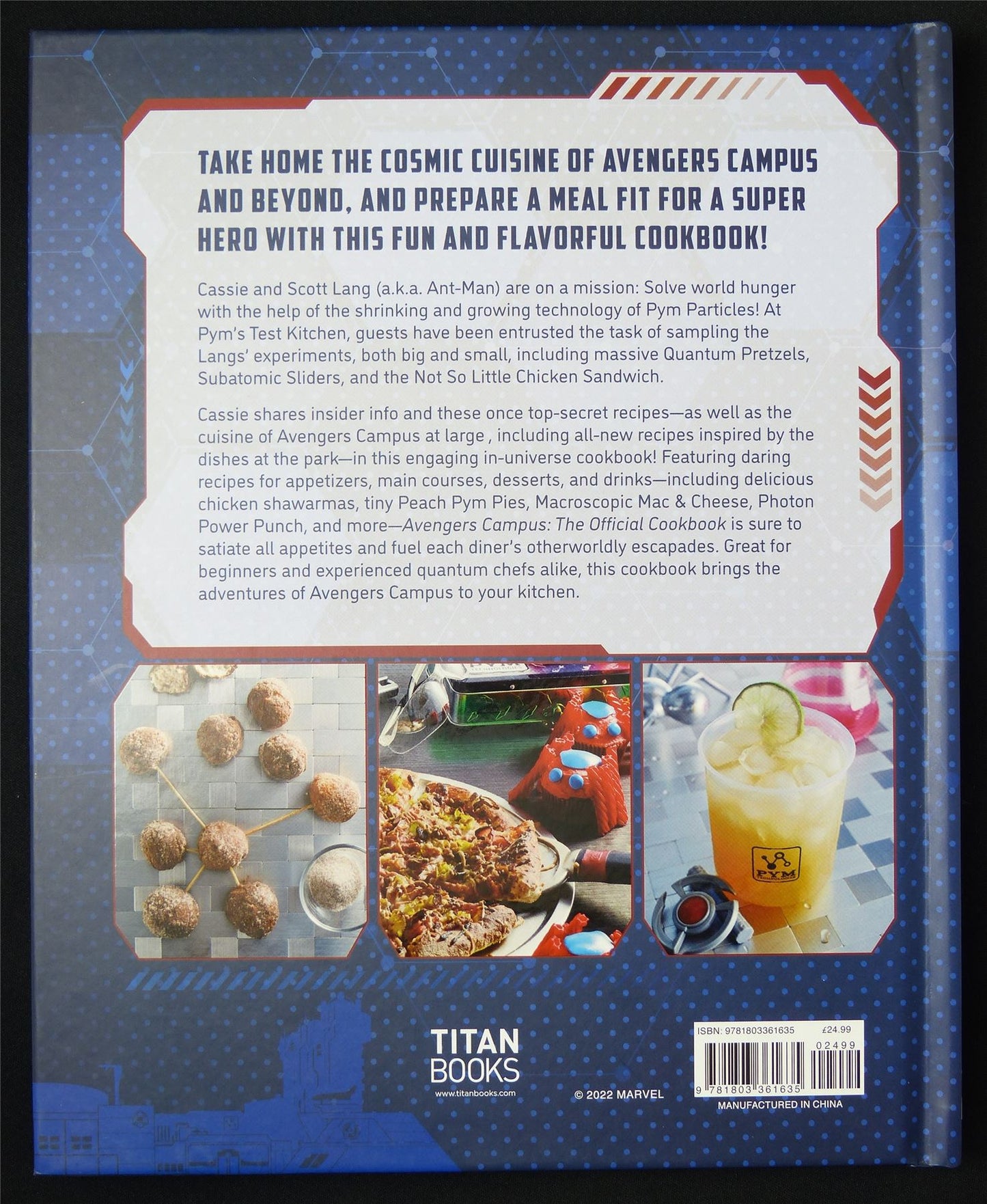 Avengers Campus Official Cookbook - Titan Gift Book Hardback #MB