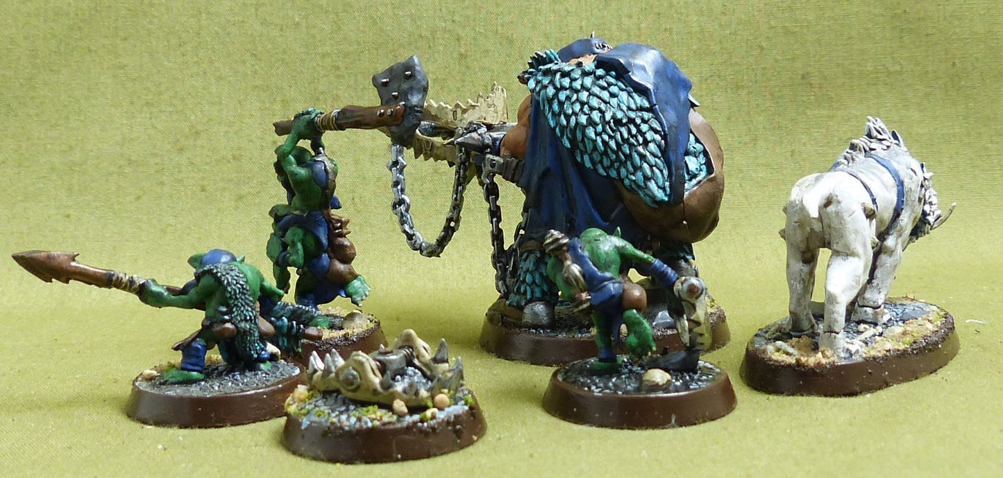 Hrothgorn's Mantrappers painted - Destruction Warband - Warhammer Underworlds #2PS