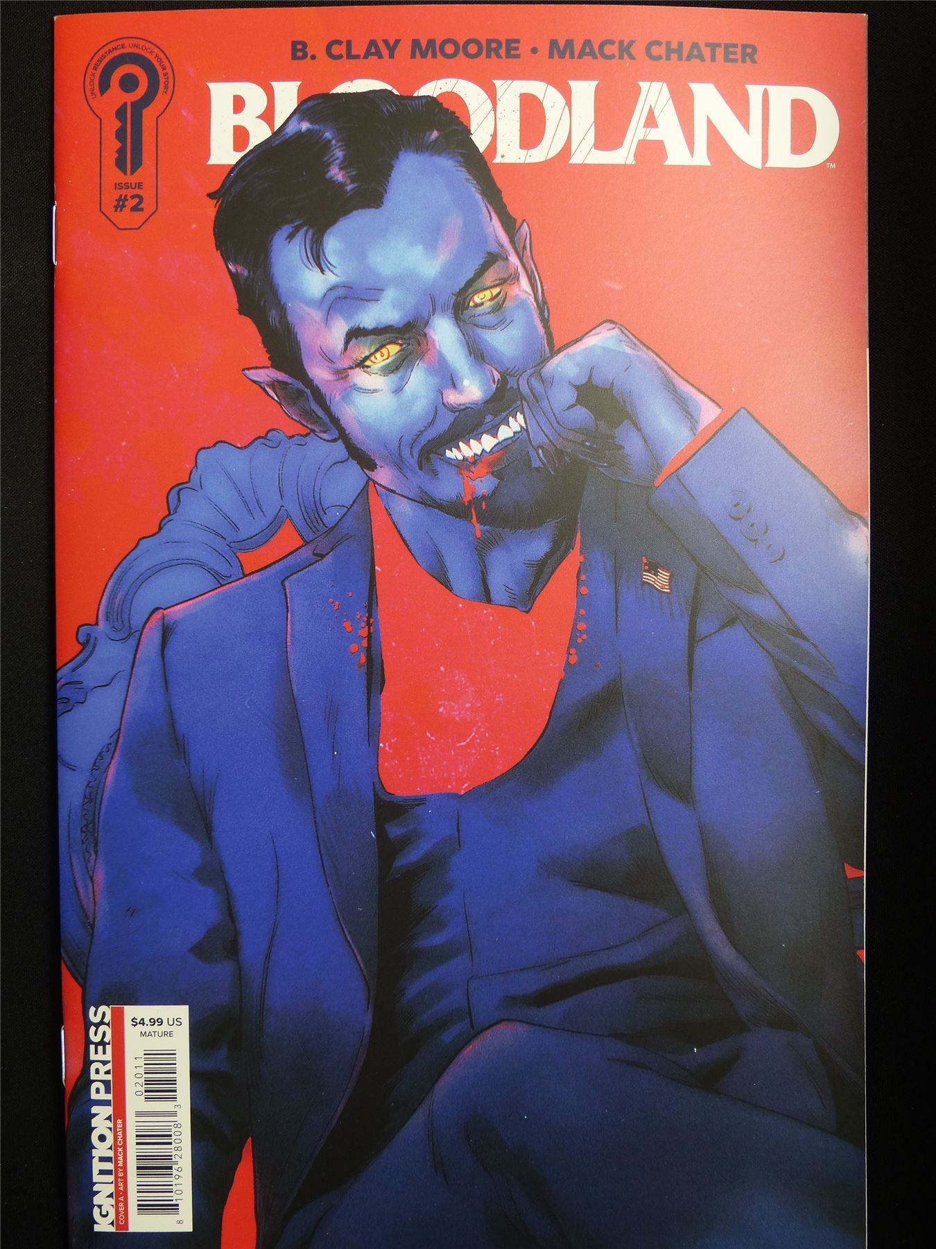 BLOODLAND #2 - B&B Mar 2026 Ignition Press Comic #3DM