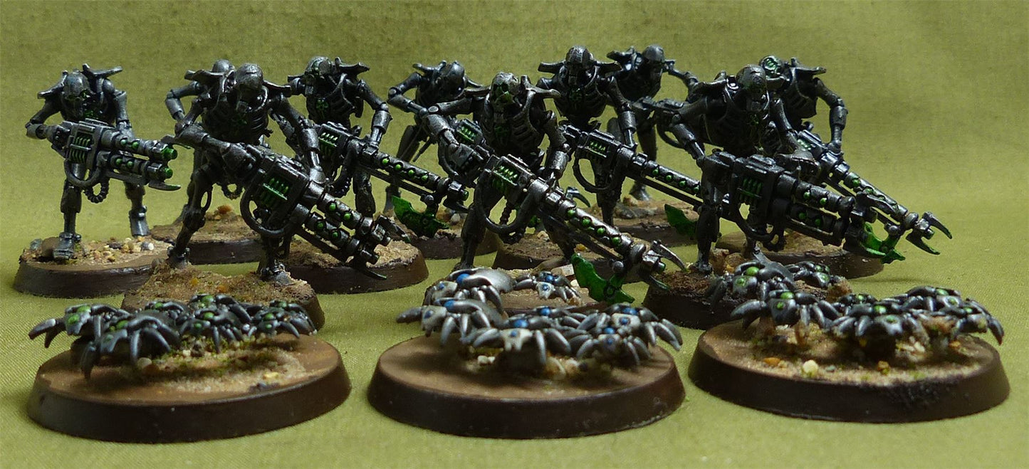 Necron Warriors painted - Necrons - Warhammer 40K #1B5