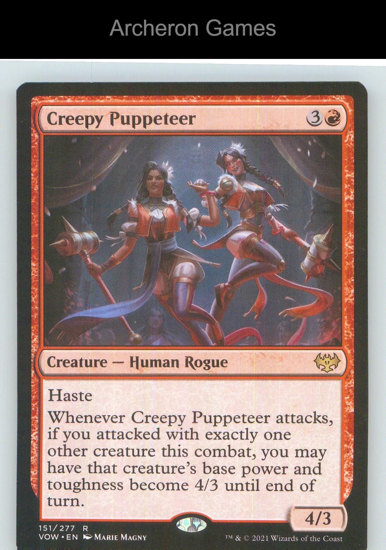 Creepy Puppeteer VOW 151 R MTG Card NM/EX+