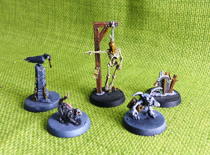 Mysterious Objective Markers Painted x 5 Models - Cursed City - Warhammer AoS 40k #T