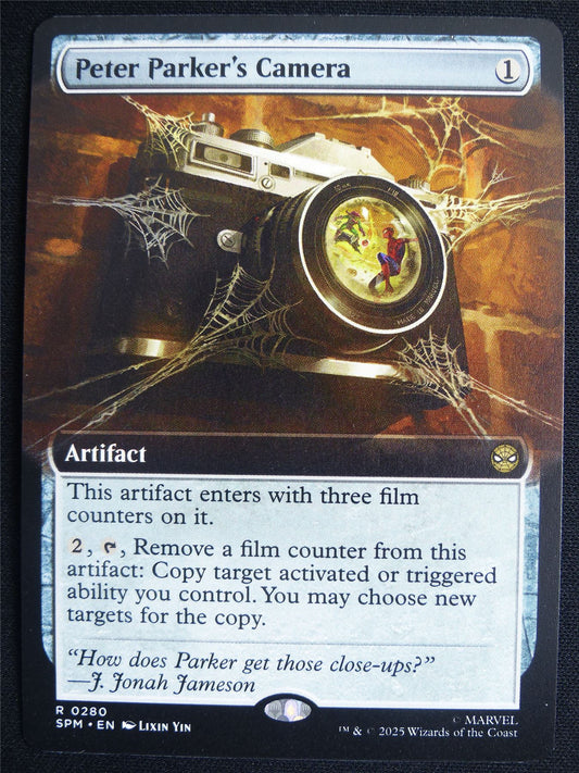 Peter parker's Camera Extended Art - SPM - Mtg Card #4IH