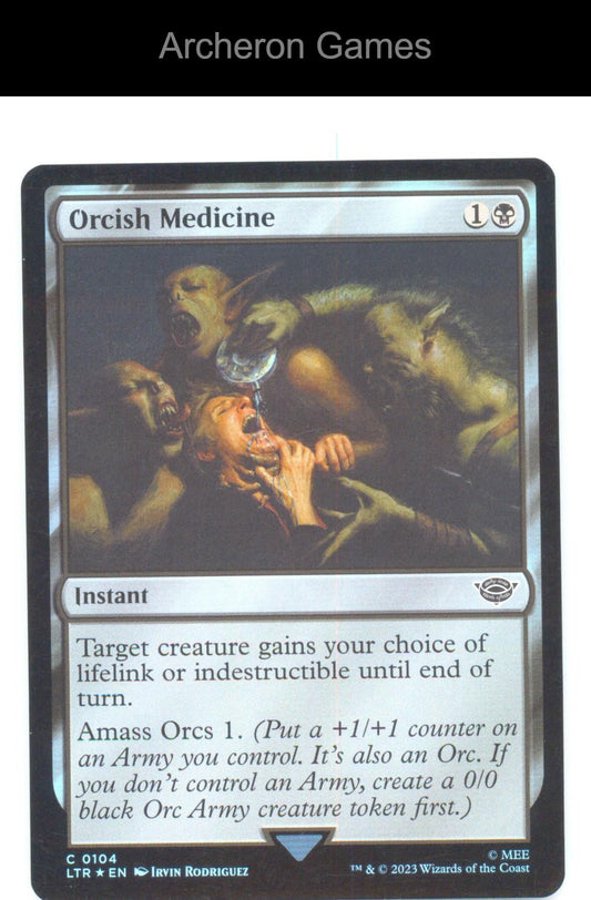 Orcish Medicine LTR 104 MTG Card Universes Beyond: Tales of Middle-earth Foil