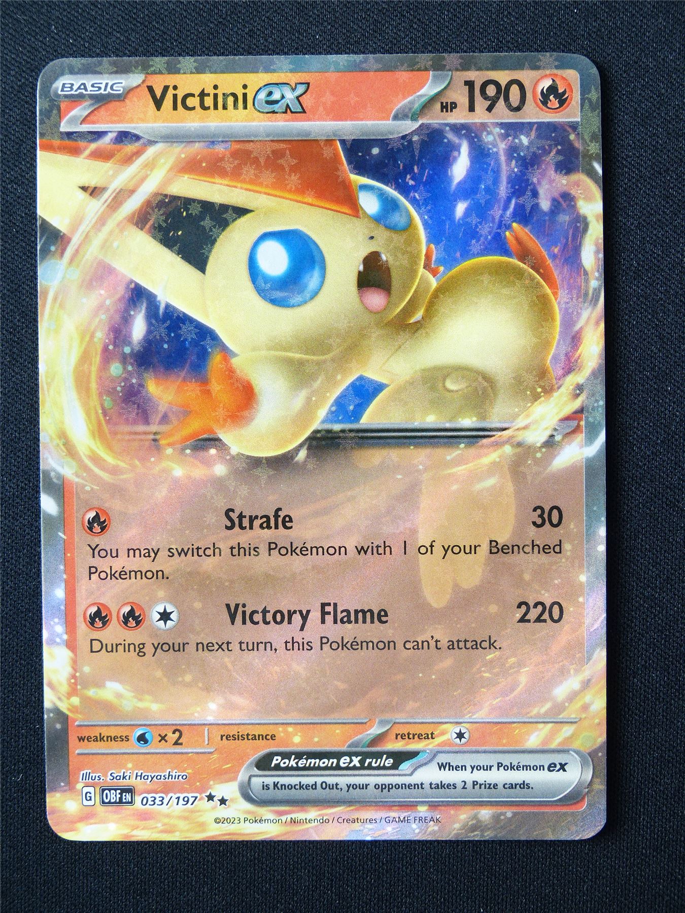 Victini EX 033/197 Holo - Pokemon Card #61K