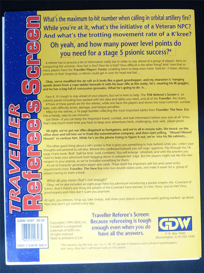 Traveller The New Era Referee's Screen - Roleplay Booklet #1WW