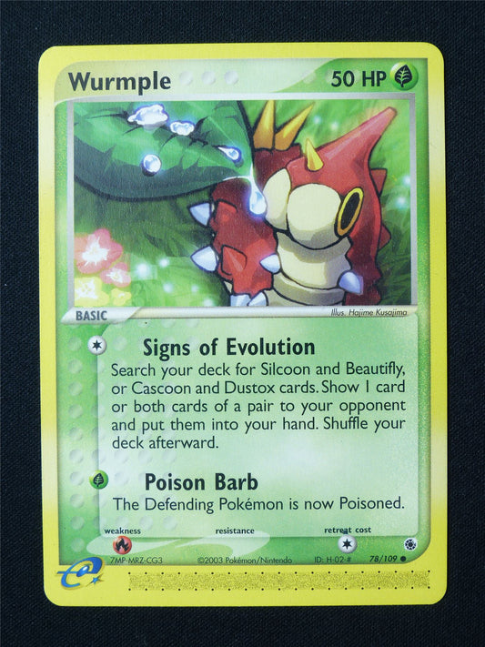 Wurmple 78/109 - Pokemon Card #6MW