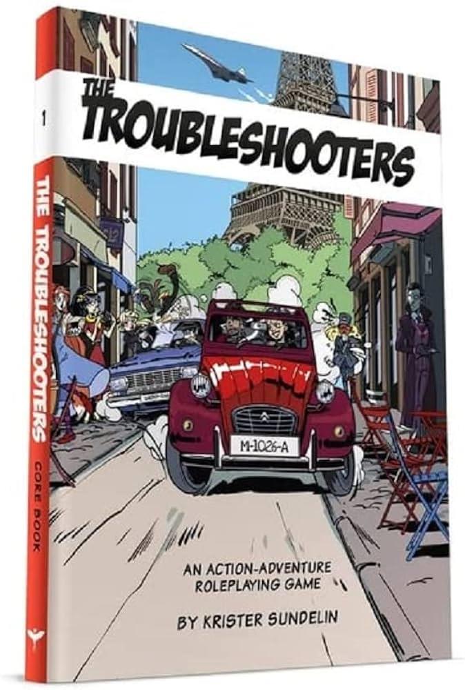 The Troubleshooters - Roleplaying game Hardback - Modiphius 2d20 roleplay