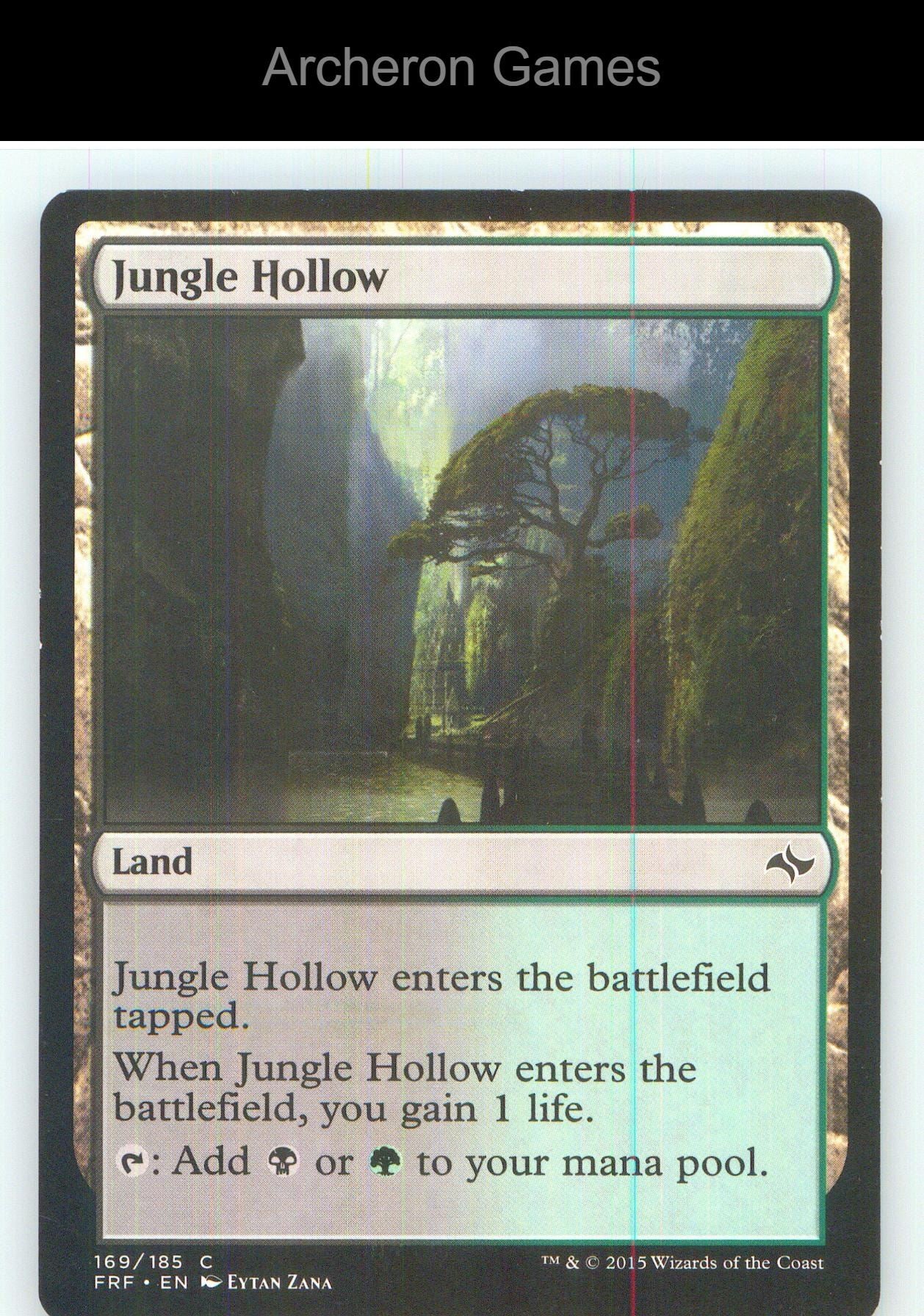 Jungle Hollow FRF 169 C MTG Card NM/EX+