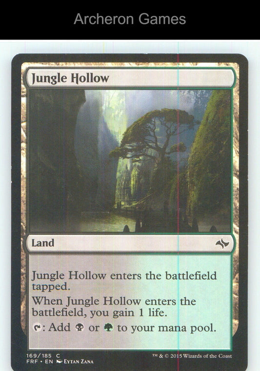 Jungle Hollow FRF 169 C MTG Card NM/EX+