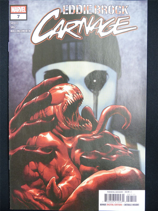 Eddie Brock CARNAGE #7 - Oct 2025 Marvel Comic #2VY