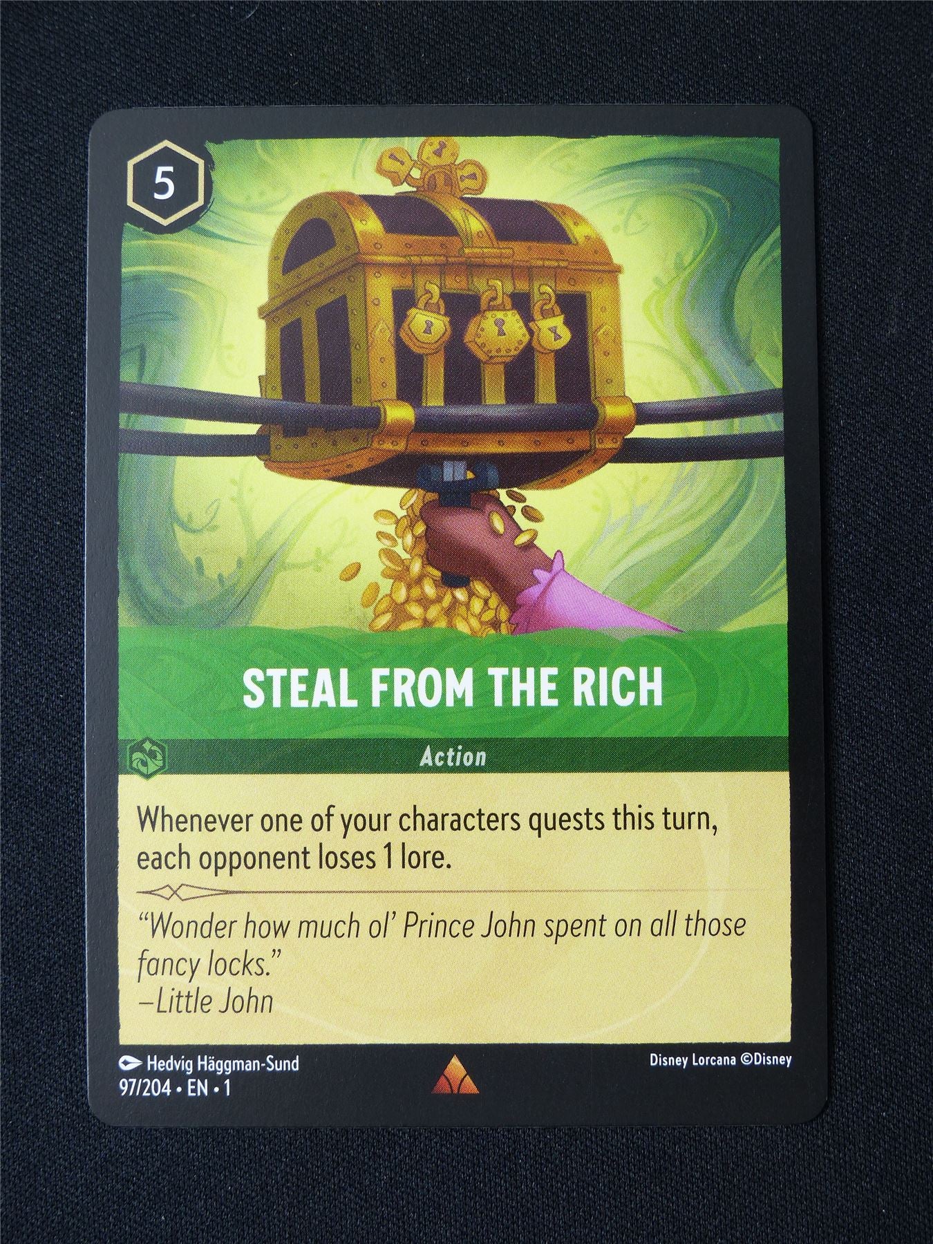 Steal From the Rich 97/204 - Lorcana Card #3CR