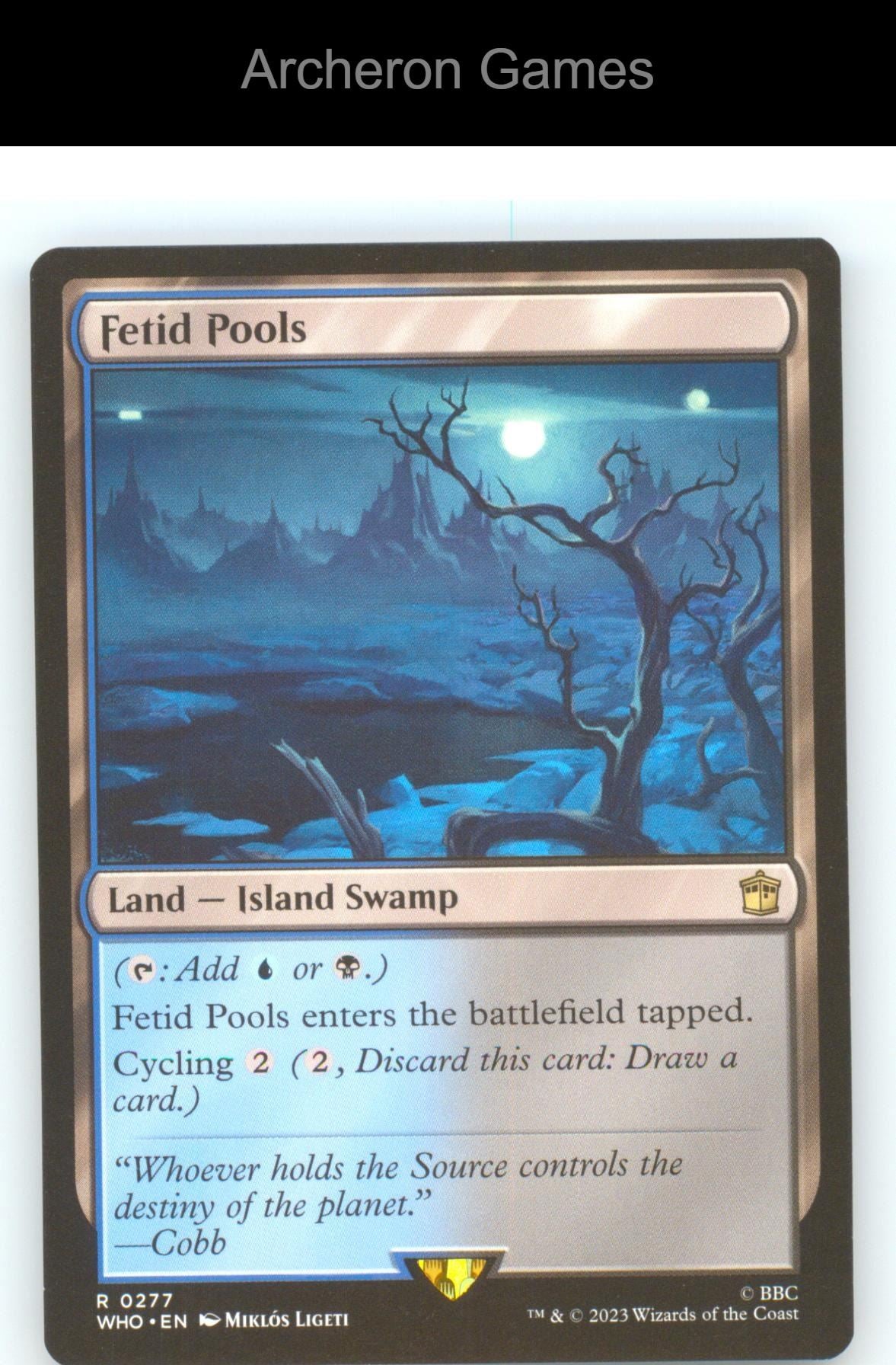 Fetid Pools WHO 277 R MTG Card NM/EX+