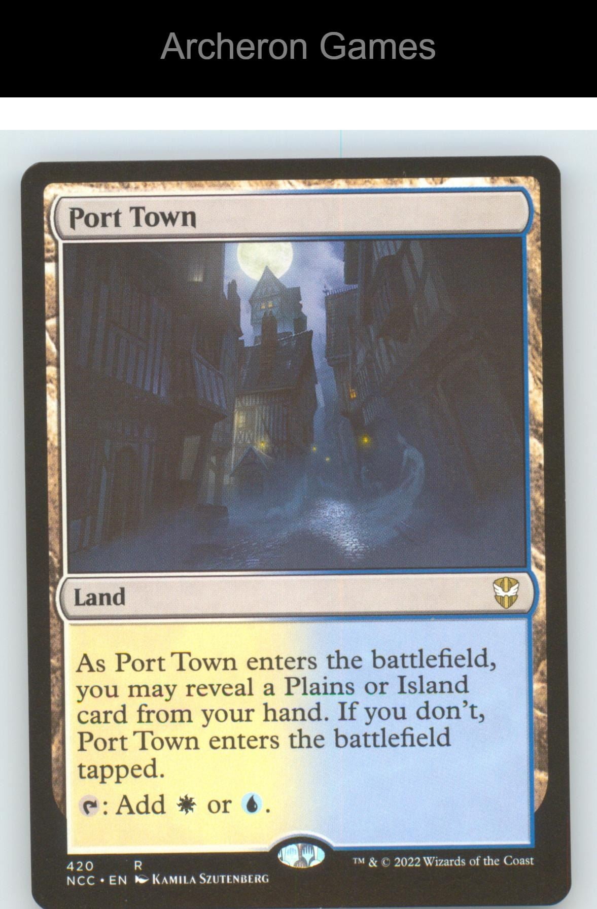 Port Town NCC 420 R MTG Card NM/EX+