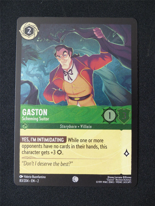 Gaston 83/204 Foil - Lorcana Card #3D6