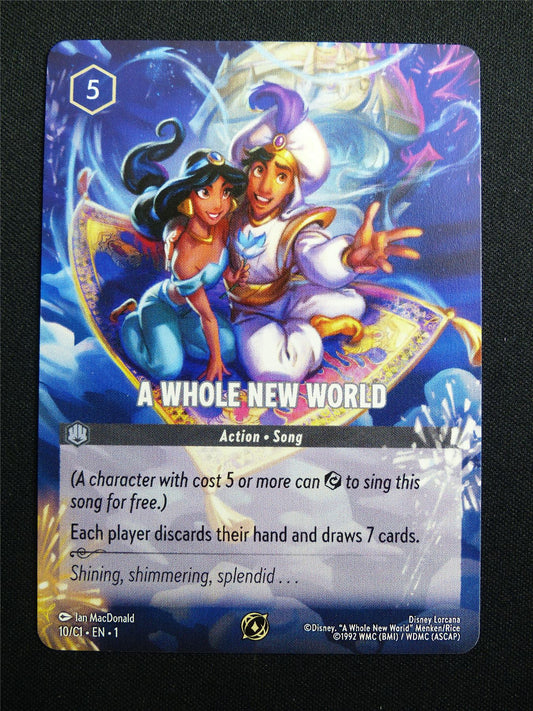 A Whole New World 10/C1 Infinity Promo - Lorcana Card #3JG