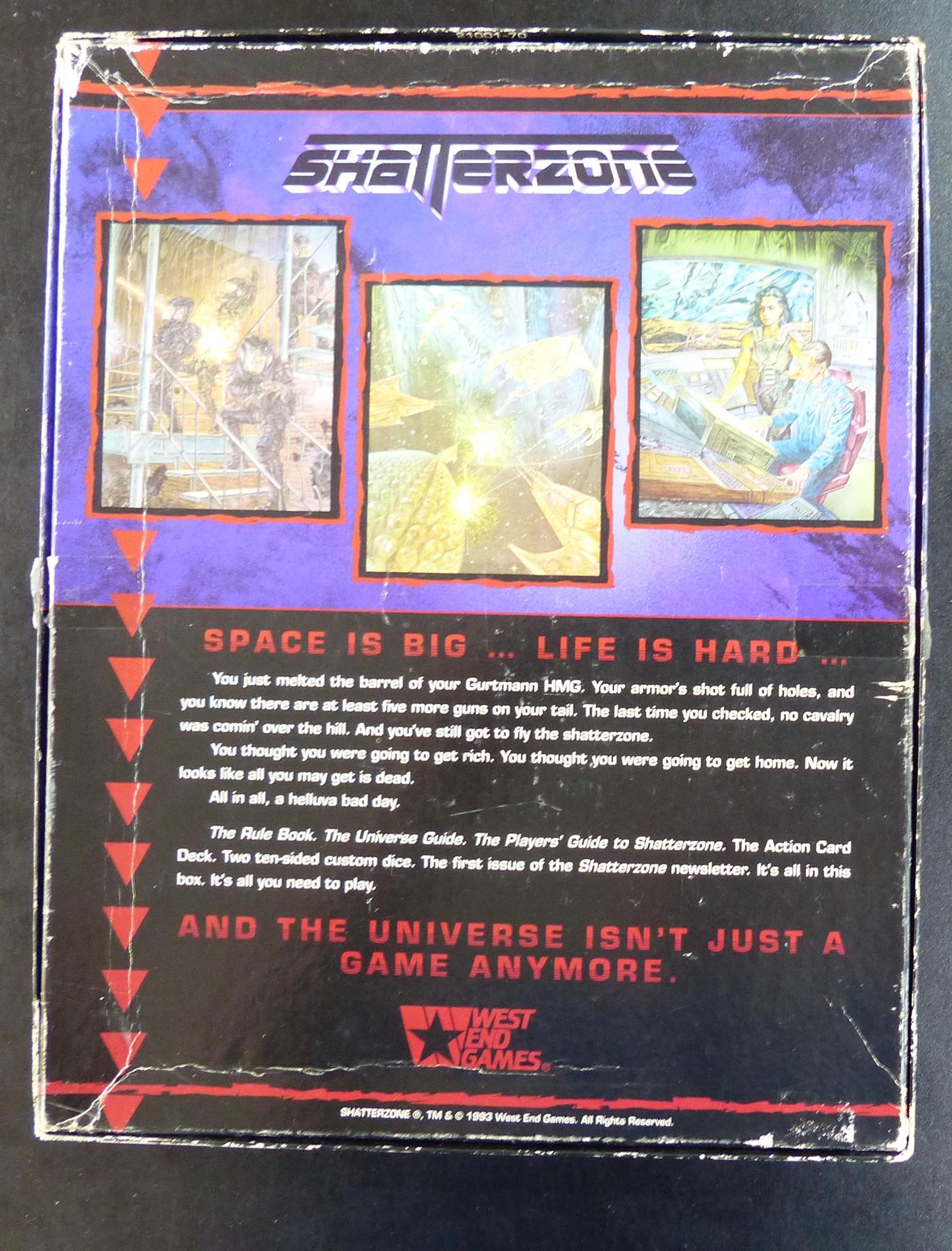 Shatterzone The Roleplaying Game by West End Games OOP #1XX
