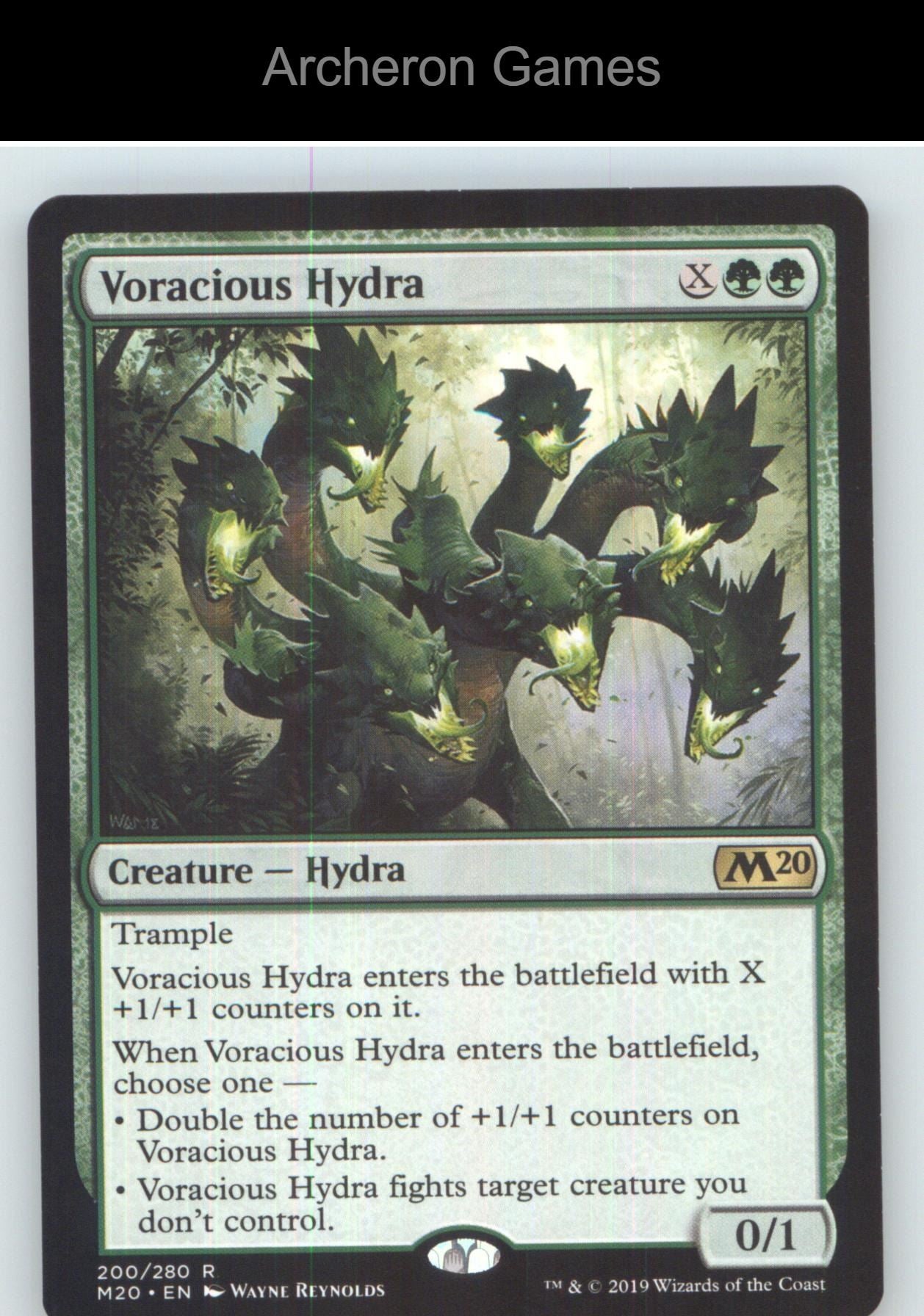 Voracious Hydra M20 200 R MTG Card NM/EX+