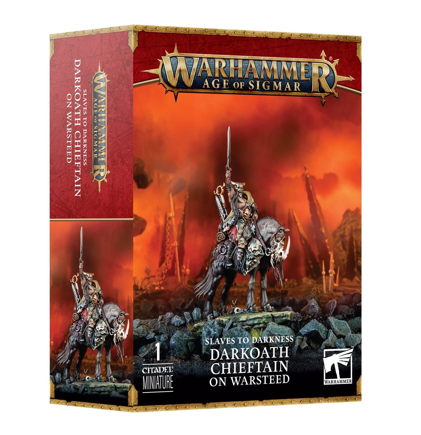 Darkoath Chieftain on Warsteed - Slaves to Darkness - Warhammer Age of Sigmar