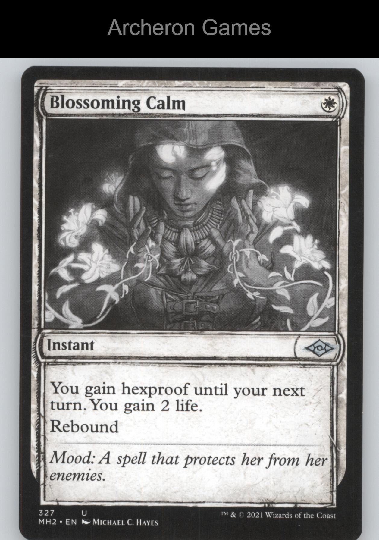 Blossoming Calm (Showcase) 327 UC MTG Card Modern Horizons 2