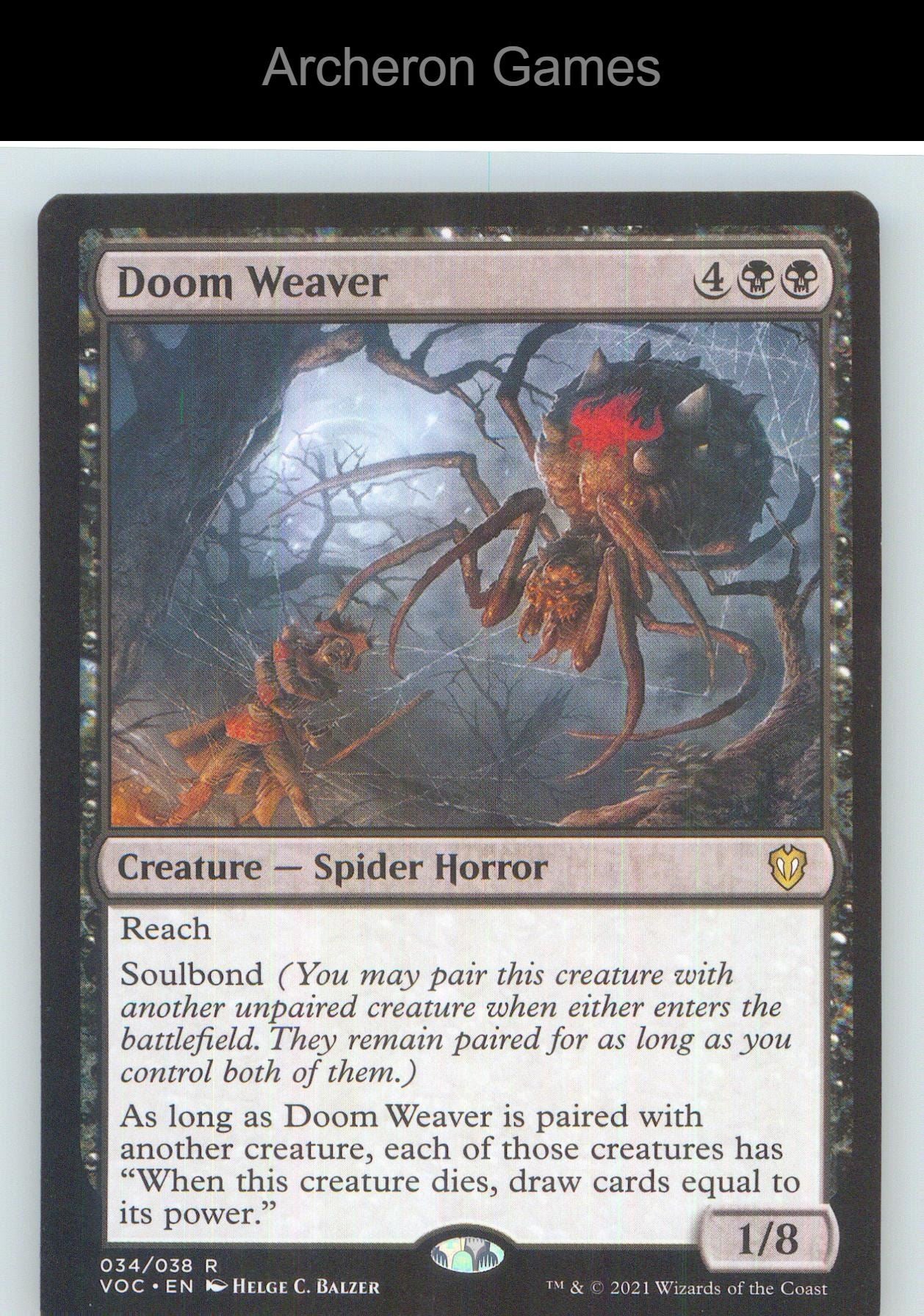 Doom Weaver VOC 34 R MTG Card NM/EX+