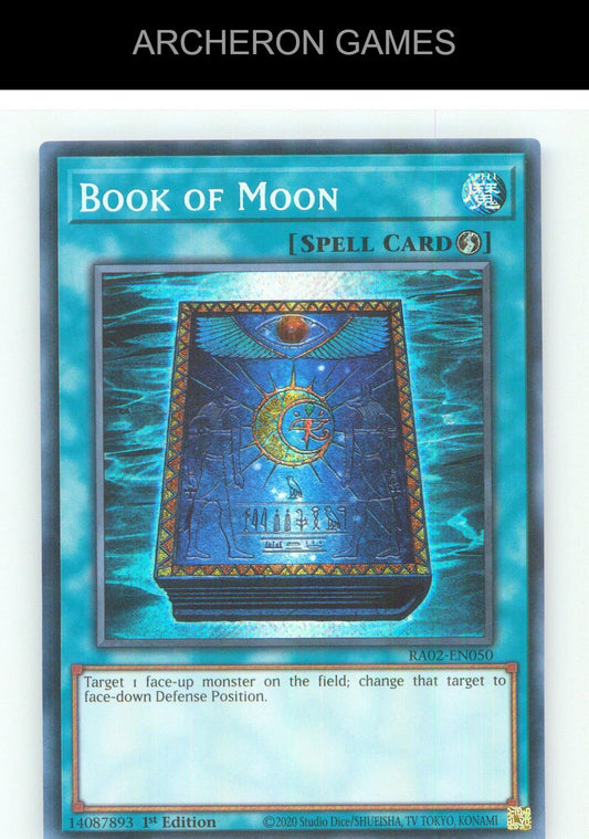 Book of Moon (Secret Rare) SEC YUGIOH Card 1st Edition