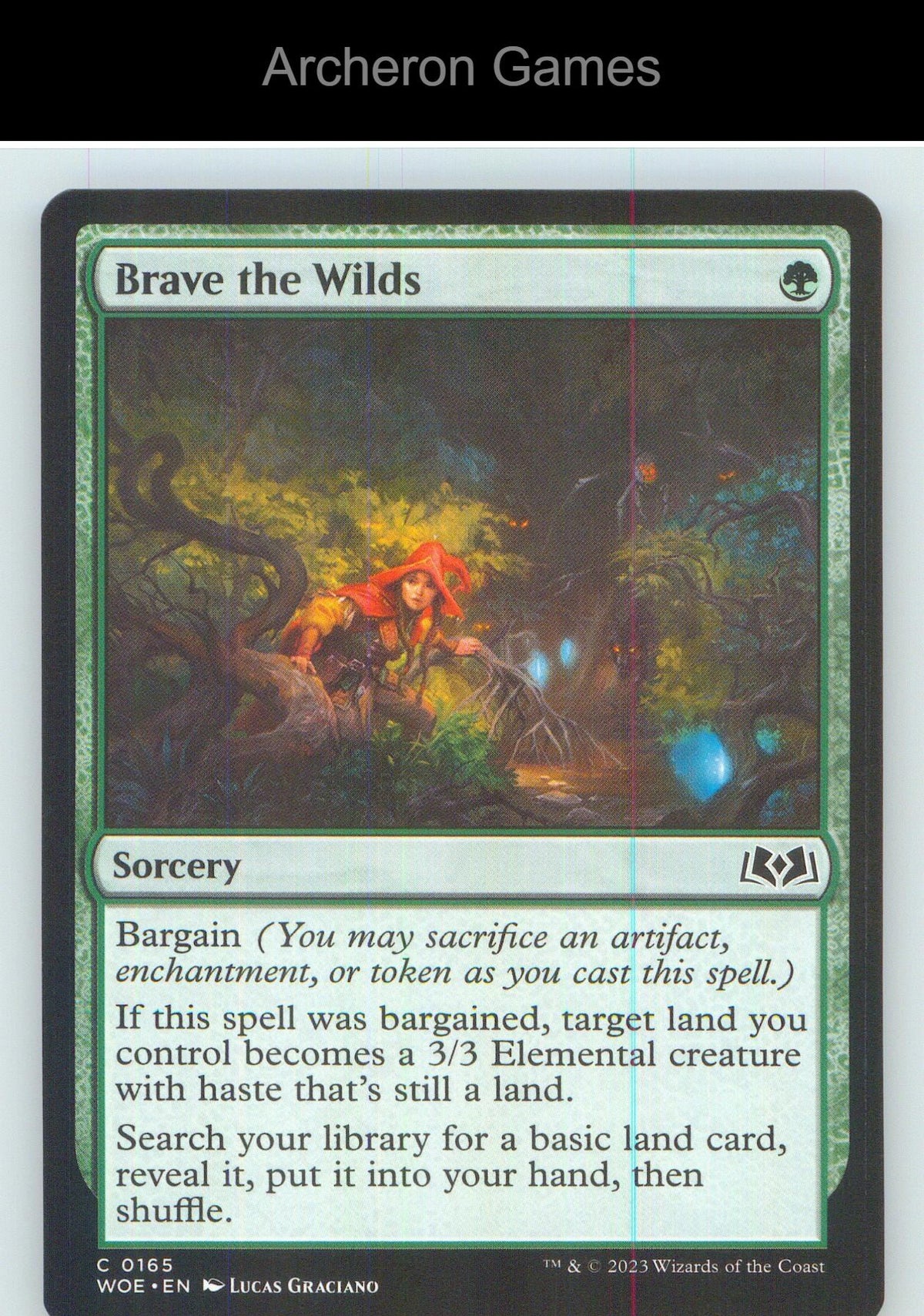 Brave the Wilds WOE 165 C MTG Card NM/EX+