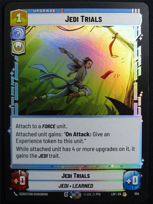 Jedi Trials 554 Foil - Star Wars Unlimited Card #4VM