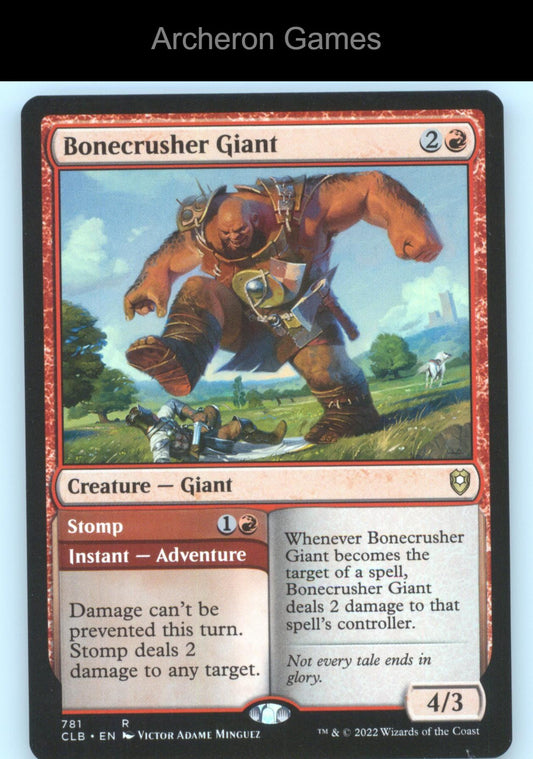Bonecrusher Giant 781 R MTG Card Commander Legends: Battle for Baldur's Gate
