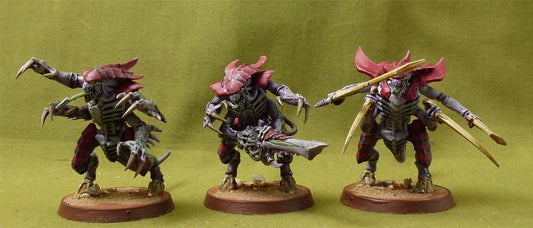Warriors painted - Tyranids - Warhammer 40K #WZ