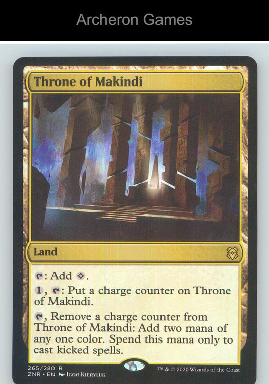 Throne of Makindi ZNR 265 R MTG Card NM/EX+