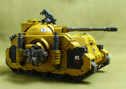 Deimos Pattern Predator Battle Tank painted - Imperial Fists - Warhammer Horus Heresy #2N5