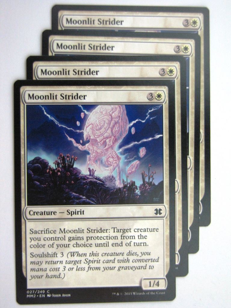 MTG MODERN MASTERS TWO: MOONLIT STRIDER x4 # 28B82