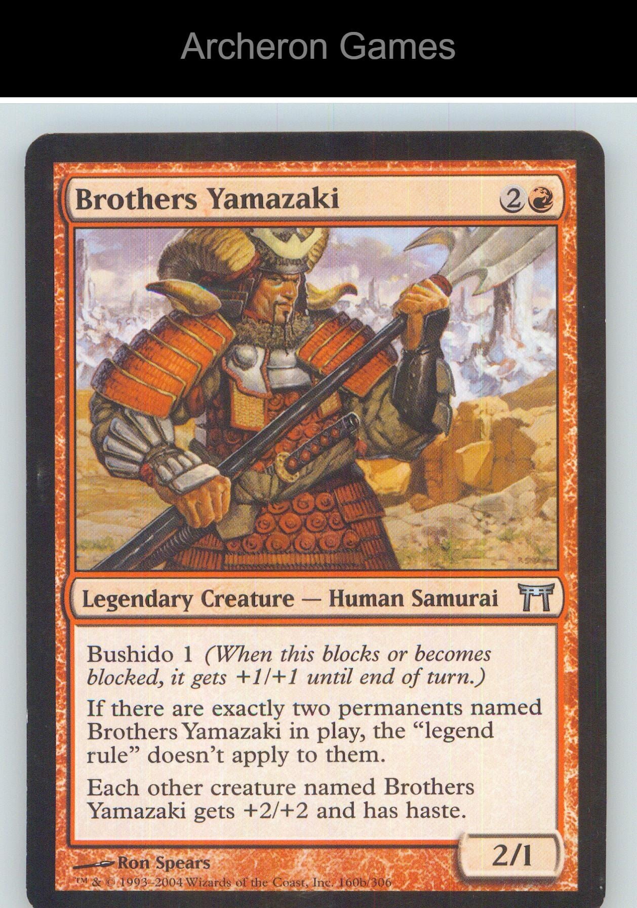 Brothers Yamazaki (160b Pike) CHK 160b UC MTG Card NM/EX+