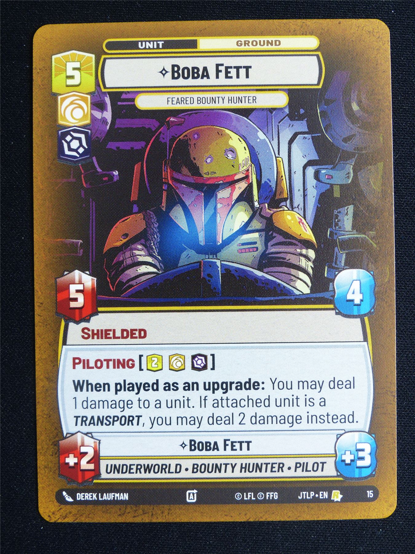 Boba Fett 15 - Star Wars Unlimited Card #3UN