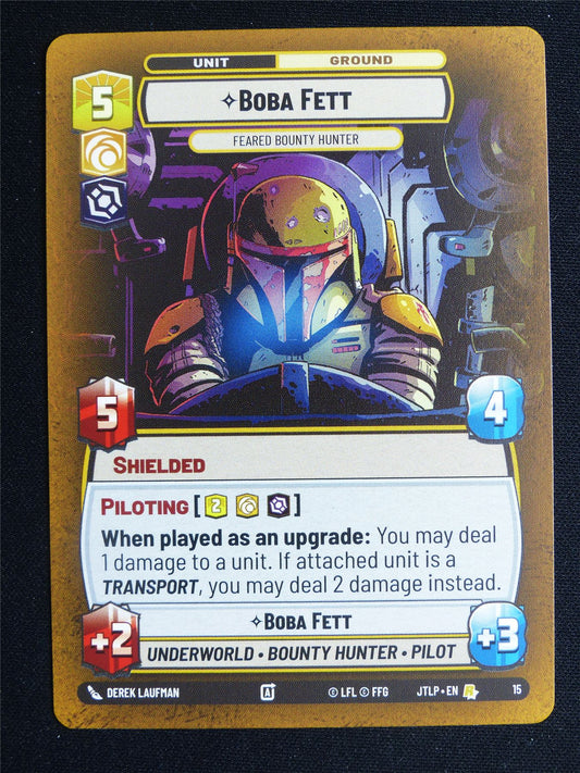 Boba Fett 15 - Star Wars Unlimited Card #3UN