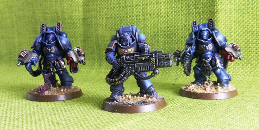 Aggressor Squad - Painted - Space Marines - Warhammer AoS 40k #HD