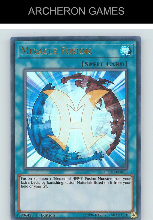 Miracle Fusion Ultra Rare YUGIOH Card Unlimited