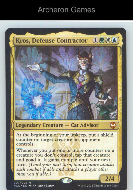 Kros, Defense Contractor NCC 7 Mythic MTG Card NM/EX+