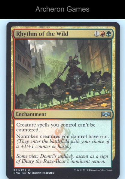 Rhythm of the Wild 201 UC MTG Card Ravnica Allegiance