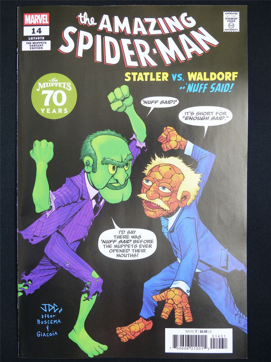 The Amazing SPIDER-MAN #14 Muppet Variant - Dec 2025 Marvel Comic #56A