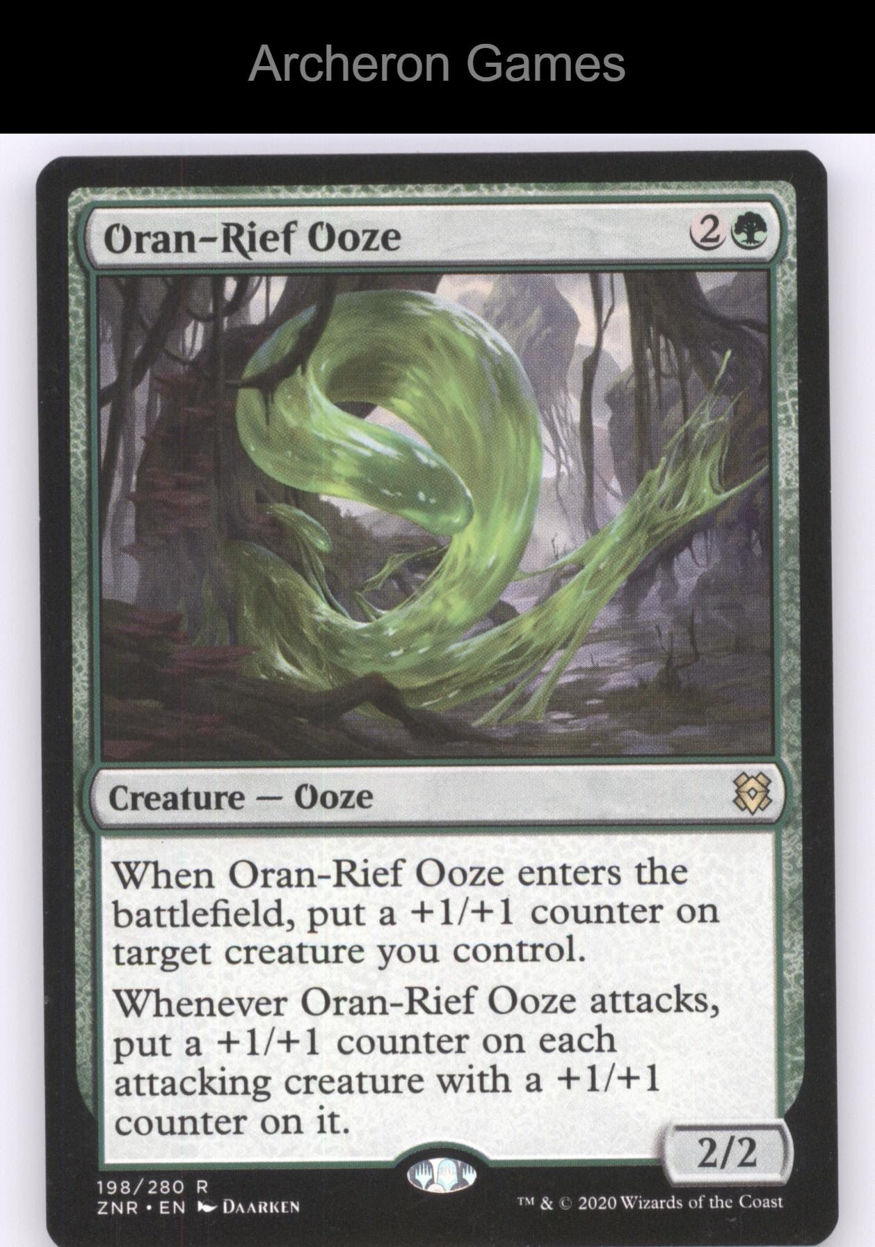Oran-Rief Ooze 198 R MTG Card Zendikar Rising