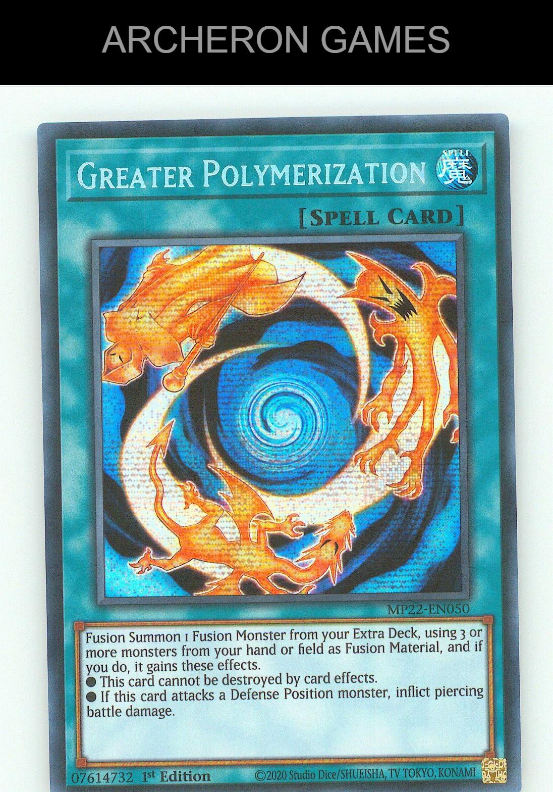 Greater Polymerization SEC YUGIOH Card