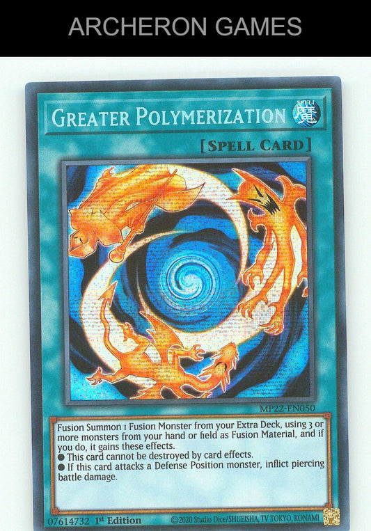 Greater Polymerization SEC YUGIOH Card