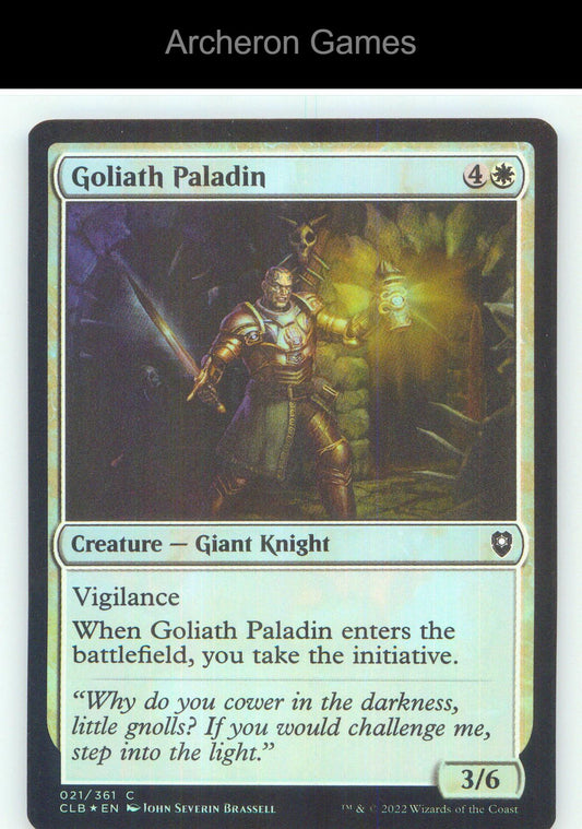 Goliath Paladin CLB 21 C MTG Card NM/EX+ Foil