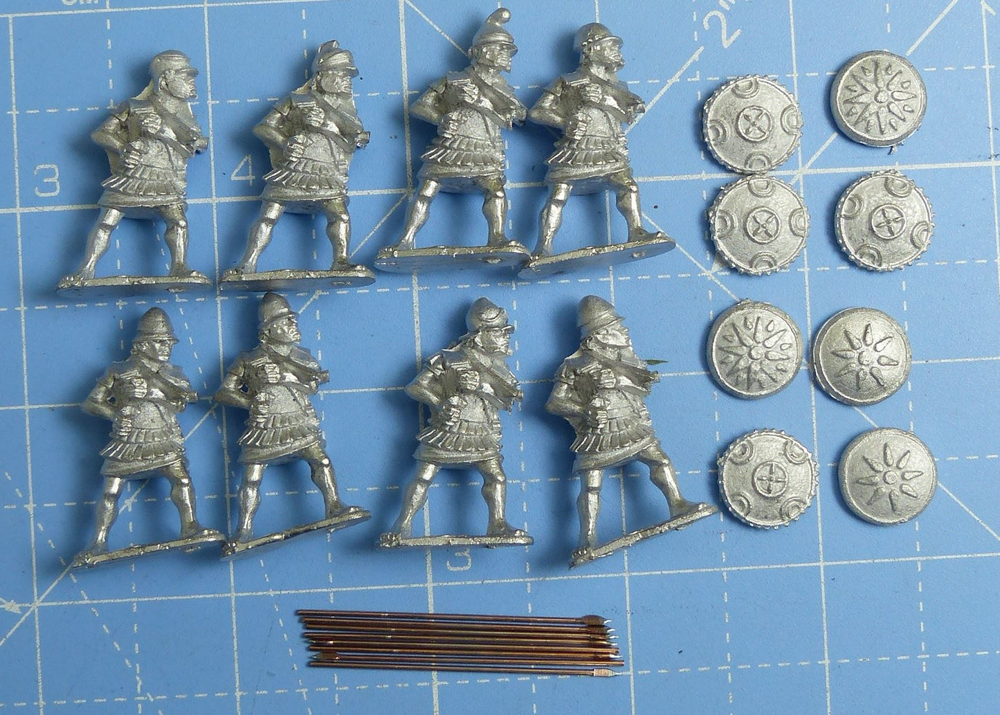Armoured Macedonian Pikemen WG122 Metal - Wargames Foundry Miniatures #26S